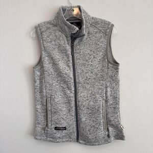 Simply Southern Vest Women's Small Fleece Full Zip Sleeveless Outdoor Pockets